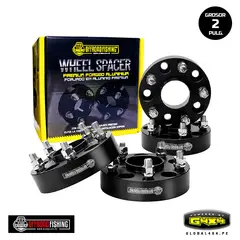 POWERED BY G4X4 GLOBAL 4 X 4 PE - Espaciadores 1.5 pulg de aluminio y centrador para Toyota