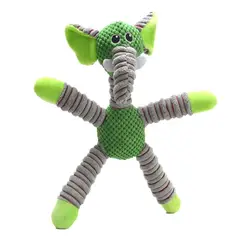 GENERICO - Peluche Rasca Encías para Perro y Gatos Verde