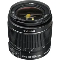 CANON - EF-S 18-55mm f/3.5-5.6 IS II Lente, Caja Blanca - Negro