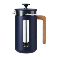 LA CAFETIERE - Prensa francesa Pisa Wood Navy x 1 Lt
