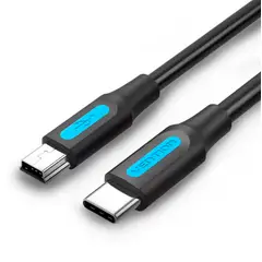 VENTION - Cable Carga Datos Usb-c Mini Usb (5 Pines) 480mbps Pc