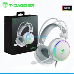 T-DAGGER - Auriculares T-Dagger SONA T-RGH304W WHITE