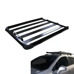 GENERICO - PARRILLA PORTA EQUIPAJE 140CM PLANA NEGRA