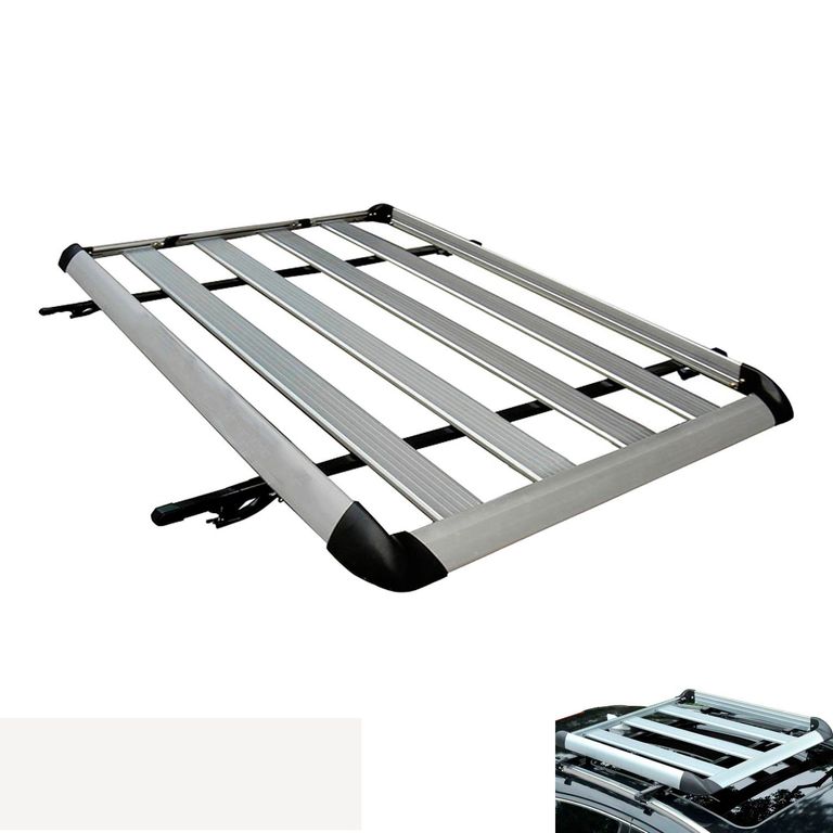PARRILLA PORTA EQUIPAJE 140CM PLANA PLOMO