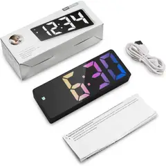 GENERICO - Reloj Digital para Hombre Dama Niños con Alarma Temperatura Calendar