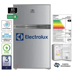 ELECTROLUX - Frigobar 2 Puertas 85Lts ERTM87G2HQS