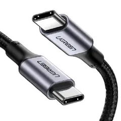 UGREEN - Cable 2m Usb-c Carga Rapida 100w Premium Nylon Trenzado