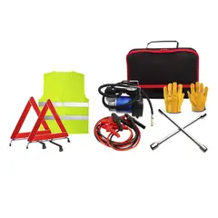 TECGO - KIT DE EMERGENCIA DE VEHICULO 6 PIEZAS