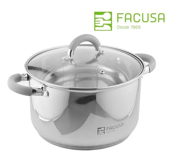 Olla de Acero Inoxidable de 20 cm - Facusa