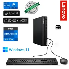 DELL - CPU Mini Lenovo M70q i5 10ma 12GB RAM SSD 512GB +1TBHDDEXT wifibluetooth