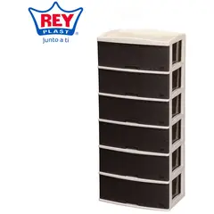 REYPLAST - Comoda 6 Cajones kusi Ratan