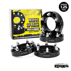 POWERED BY G4X4 GLOBAL 4 X 4 PE - Espaciadores 1.25 pulg de aluminio y centrador para Toyota
