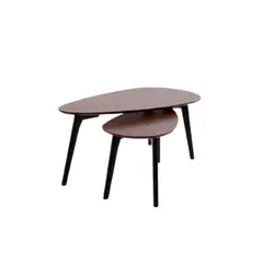 NIHM - Mesa de Centro Nessy Marrón Oscuro