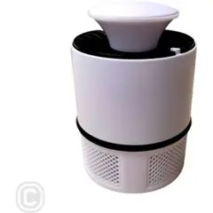 GENERICO - Lampara Mata Insectos USB 5V Blanco