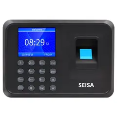SEISA - Reloj Control de Asistencia con Huella Digital y Contraseña J-A6