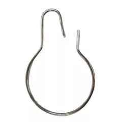 GENERICO - 1000 Pzas Gancho Tipo Pera Clips De Cortina Metal Sujetador