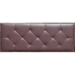 GENERICO - Cabecera tapizada - stacy - 2 plazas - color Marron