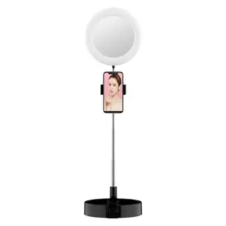 OEM - Anillo 6Pulgadas Led G3 Espejo y Soporte Celular Intensidad Regulable
