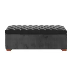 MAVISAC - Baul Oliver Plaza y Media Color Gris - tela