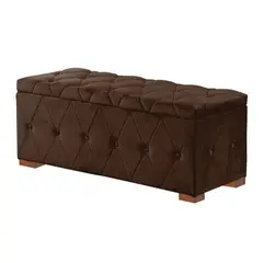 MAVISAC - Baul Larusso Estandar Color Chocolate - tela