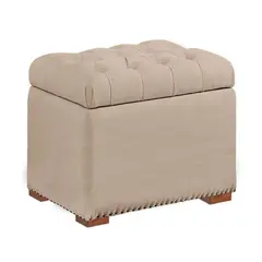 MAVISAC - Baul Diana pequeño Color Beige - tela