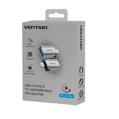 VENTION - Mini Adaptador OTG Lightning Macho iPhone iPad Original Datos USB-A