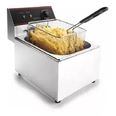 GENERICO - Freidora Eléctrica 8 Litros Papa Frita Pollo Broaster Acero