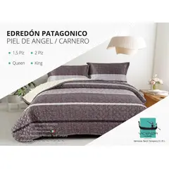 VENECIA - Set de Cubrecama KING con Carnero INVIERNO de 5 Piezas