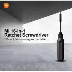 XIAOMI - Destornillador Ratchet 16 En 1 Brocas de Aleacion de acero S2