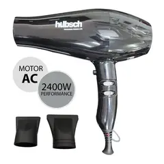 HUBSCH - Secador de Cabello AC Negro 2400W