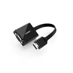 UGREEN - Mini Adaptador Hdmi Vga Hd Audio Video 35mm Ps4 Pc