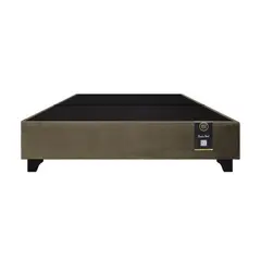 BARAKA HOME - Base De Cama Luton Queen Europeo 160 x 200 2 Piezas - Beige Oscuro