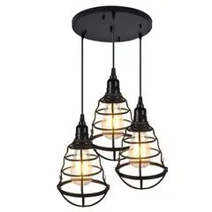 HOME NEAT - Lámpara Colgante 3L E27