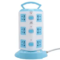 OEM - Torre Multifuncional 3 Niveles (12 Conexiones) y 3 Puertos USB