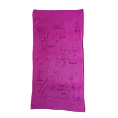 GENERICO - Toalla rosa de Algodón suave de 145x70cm