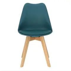 VENTITAS HOME - Silla Nórdica Larizza Turquesa