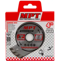 GENERICO - DISCO DIAMANTADO TURBO PARA CONCRETO PROFESIONAL 115MM MPT TOOLS