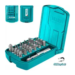 Total Tools - SET DE 29PZS PUNTAS DESTORNILLADORES TIPO PHILLIPS TOTAL - TACSD10306