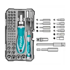 TOTAL TOOLS - KIT DE DESTORNILLADORES 55PZS RATCHET Y DADOS TOTAL - TACSD30556