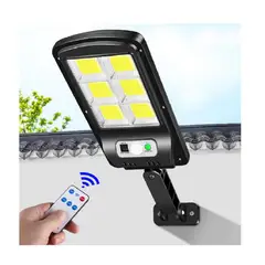 SEISA - Reflector Linterna recargable Con Panel Solar Exterior KQ-D01