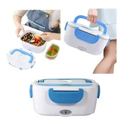 GENERICO - Lonchera Taper Electrico para Calentar Alimentos CELESTE