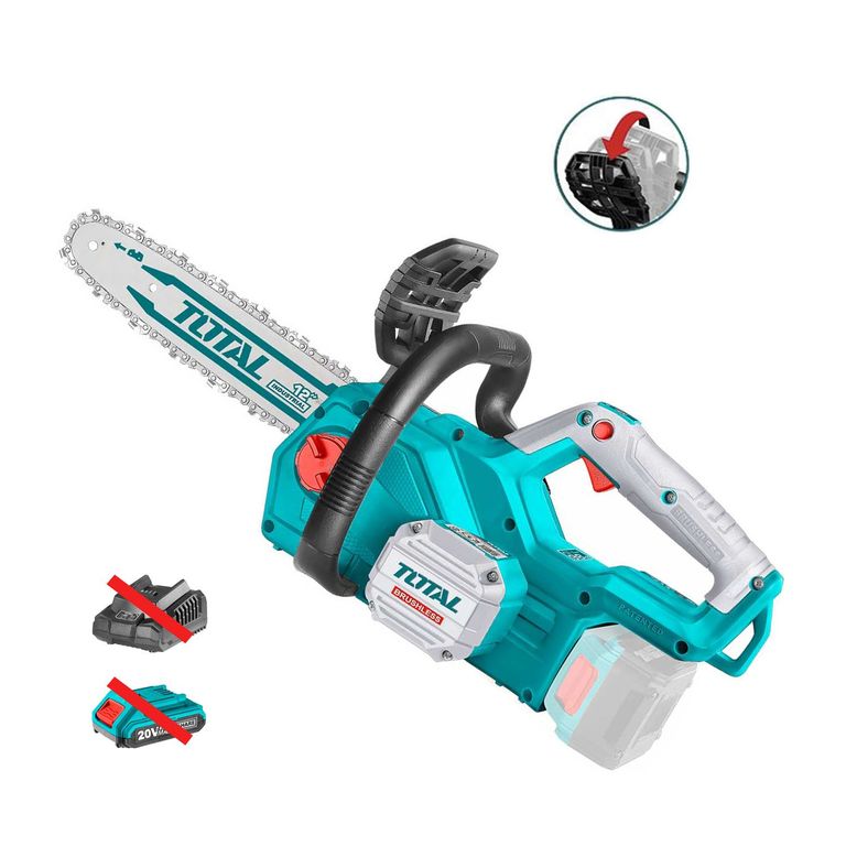 MOTOSIERRA INALÁMBRICA CORTADORA MADERA PORTÁTIL 20V TOTAL