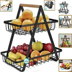 GENERICO - Cesta para fruta y verduras 2 NIVELES