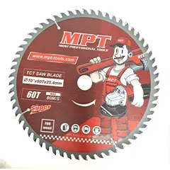GENERICO - DISCO SIERRA MADERA 60T MJ04001-25460-MPT TOOLS