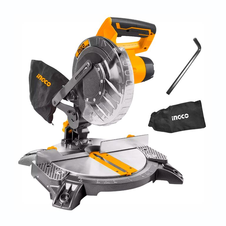 SIERRA INGLATEADORA 1400W 8 CORTADORA MADERA ALUMINIO INGCO - BMS14002