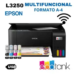 EPSON - Impresora Multifuncional Ecotank L3250 Wifi Inalambrico