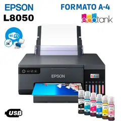 EPSON - Impresora Fotografica L8050 Wifi PVC CD 6 Tintas