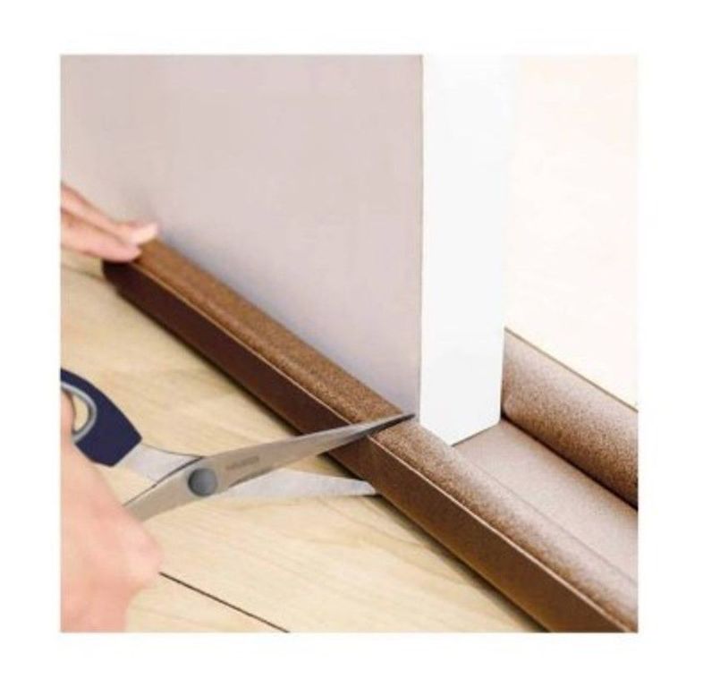 BURLETE PARA PUERTA FLEXIBLE BLOQUEADOR POLVO Y VIENTO.