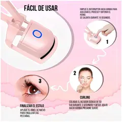 MINARI - Rizador de Pestañas Eléctrico Recargable R50 Color Aleatorio