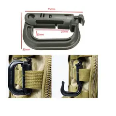 GENERICO - LLAVERO MOSQUETON PLASTICO GRIMLOCK MOLLE D